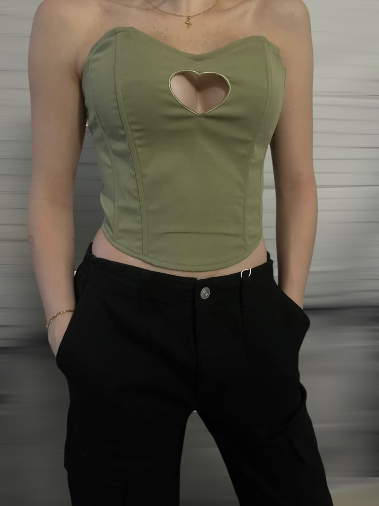 HEART TUBE TOP